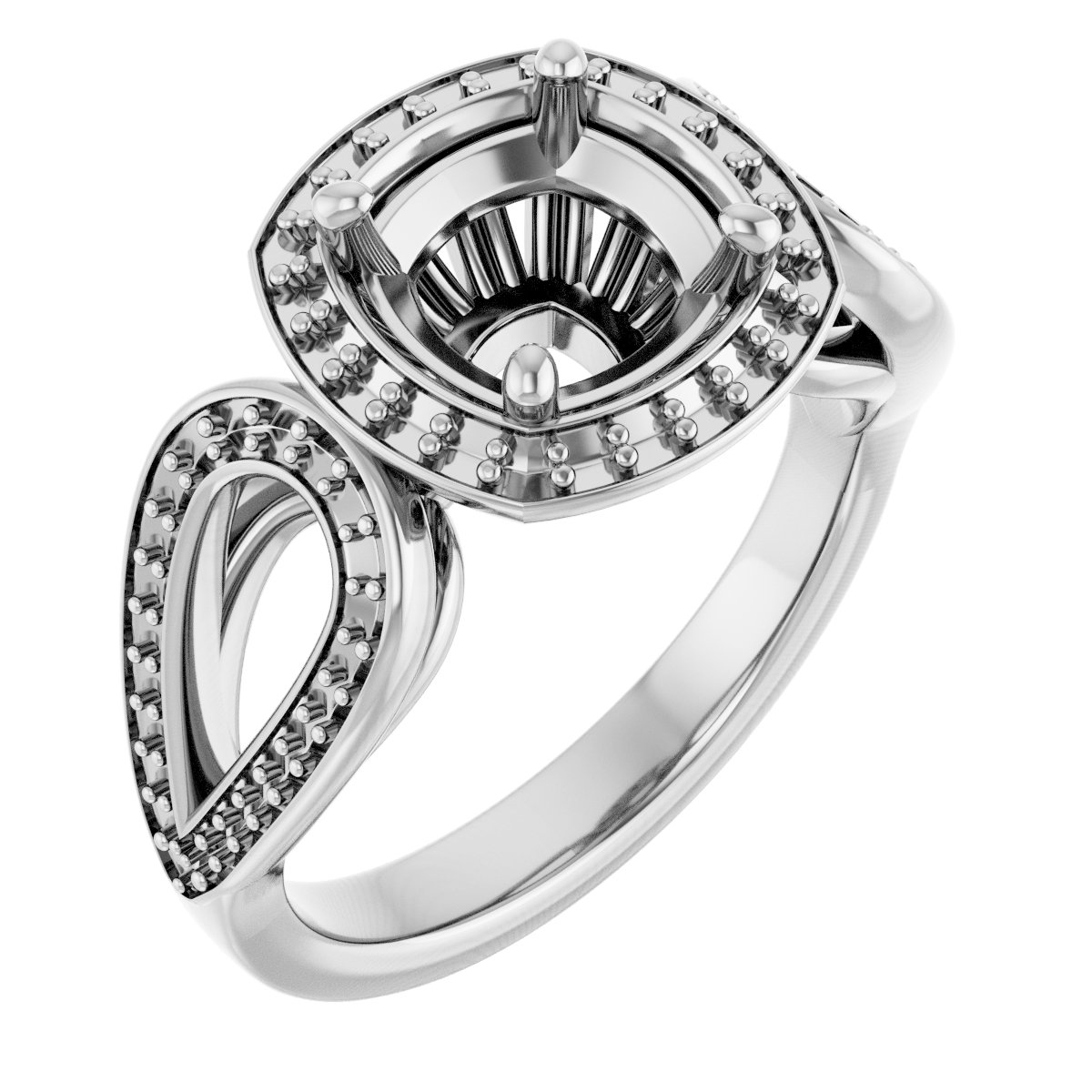 Halo-Style Engagement Ring
