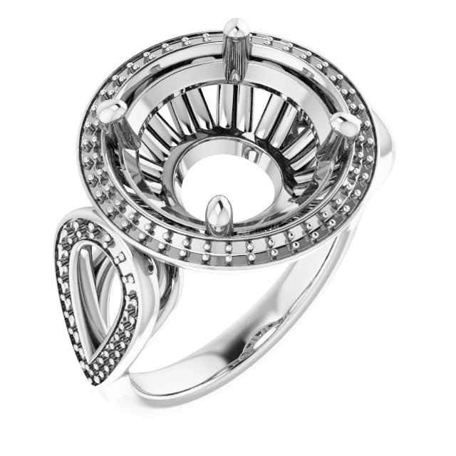 Halo-Style Engagement Ring