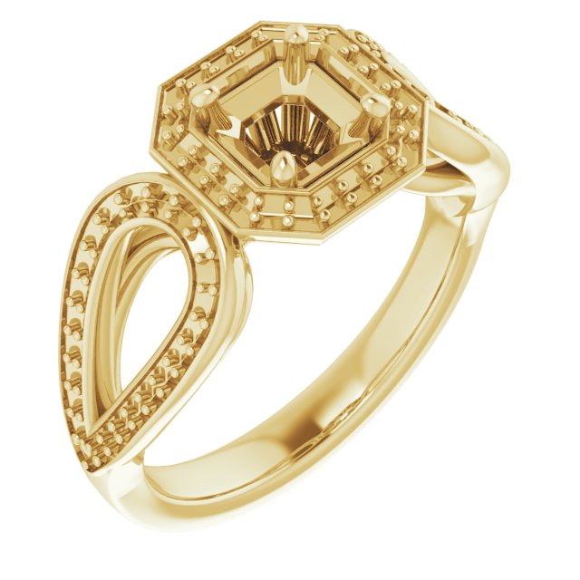 14k Yellow Gold