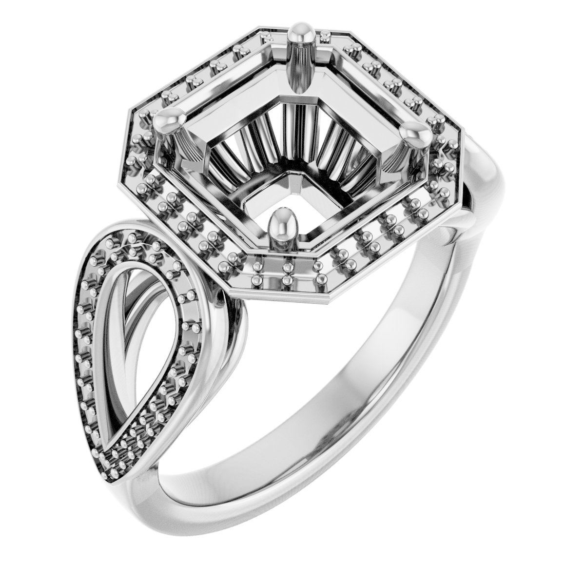 Halo-Style Engagement Ring