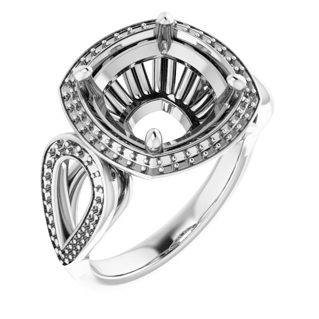 Halo-Style Engagement Ring