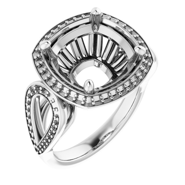 Halo-Style Engagement Ring