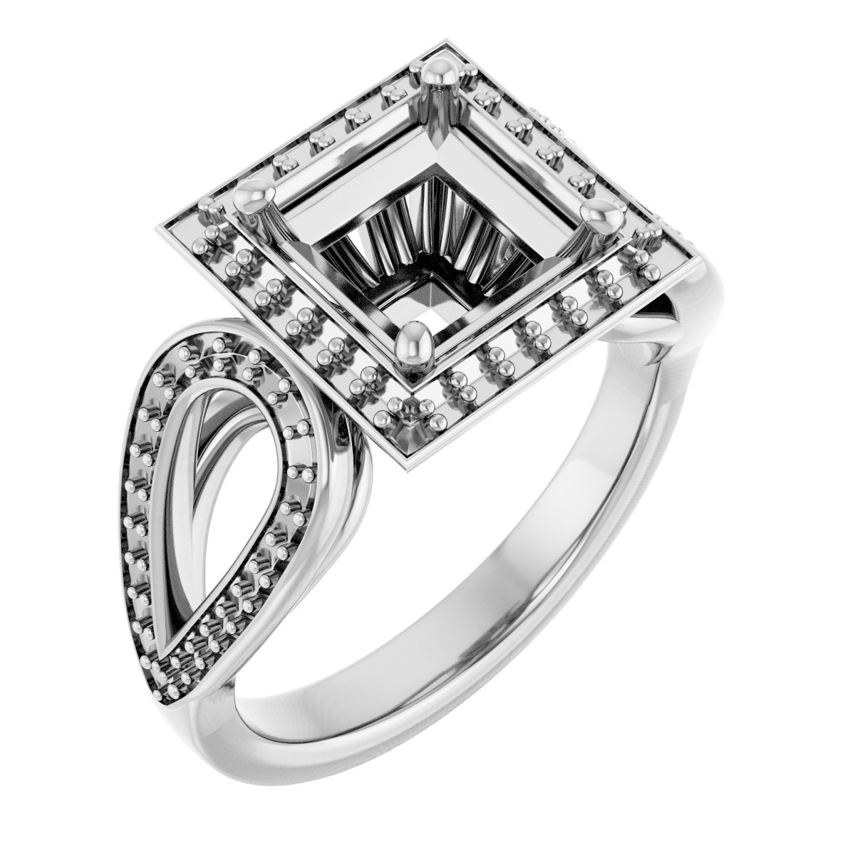 Halo-Style Engagement Ring