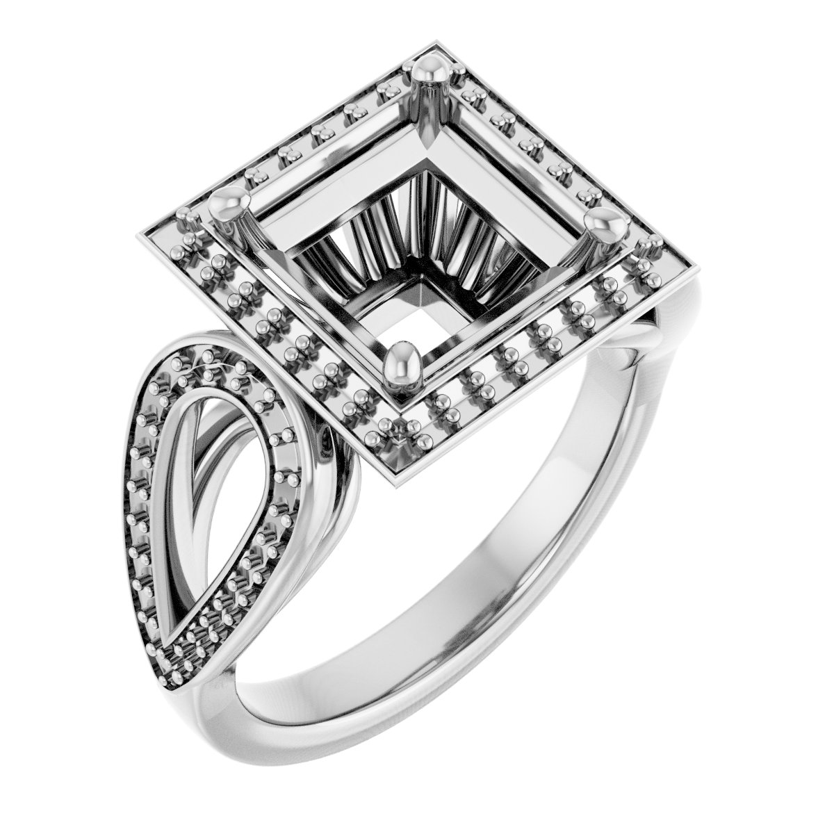 Halo-Style Engagement Ring