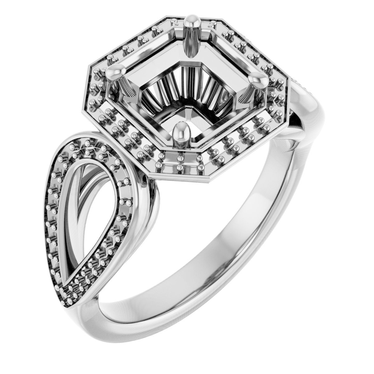 Halo-Style Engagement Ring