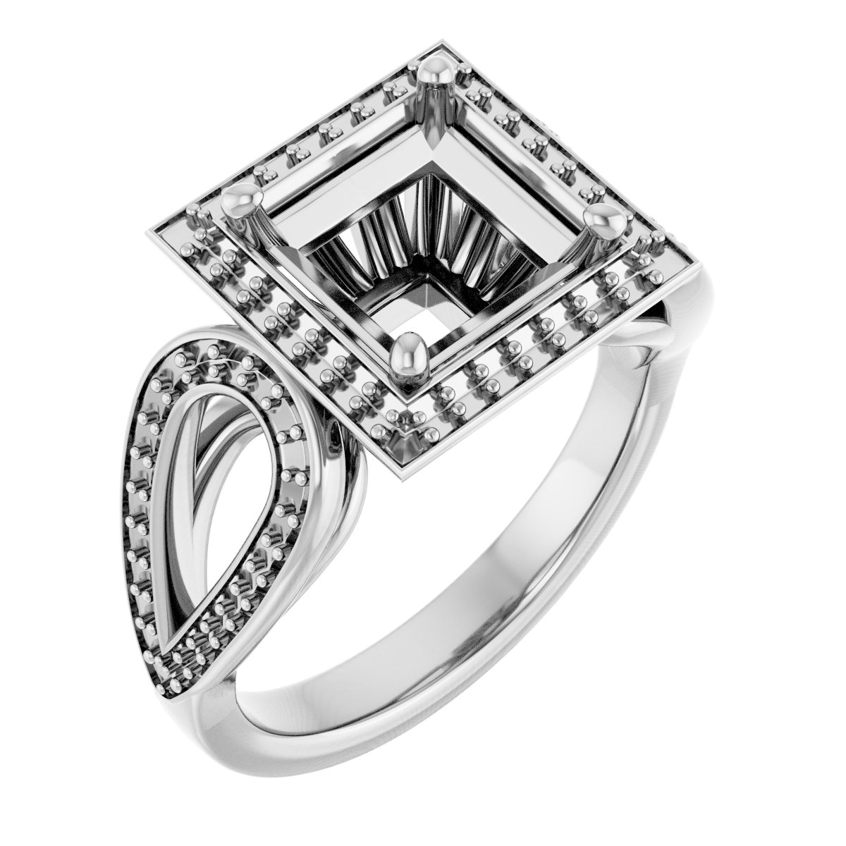 Halo-Style Engagement Ring