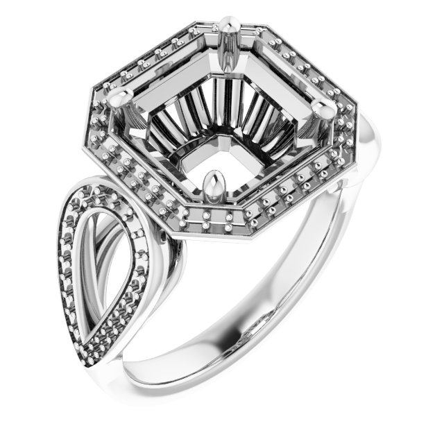 Halo-Style Engagement Ring