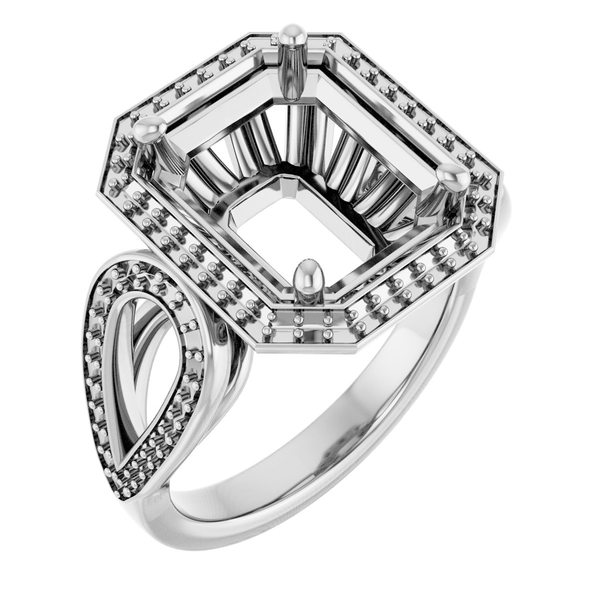 Halo-Style Engagement Ring