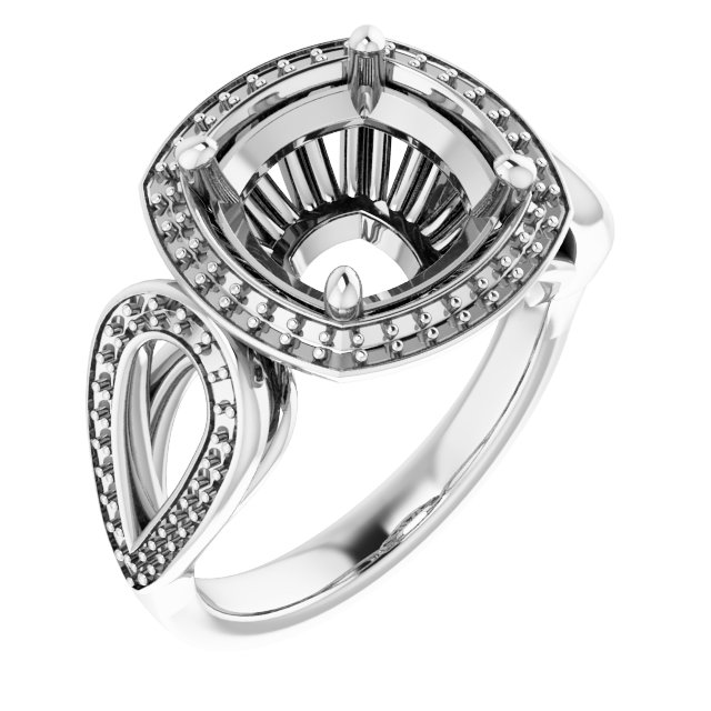 Halo-Style Engagement Ring