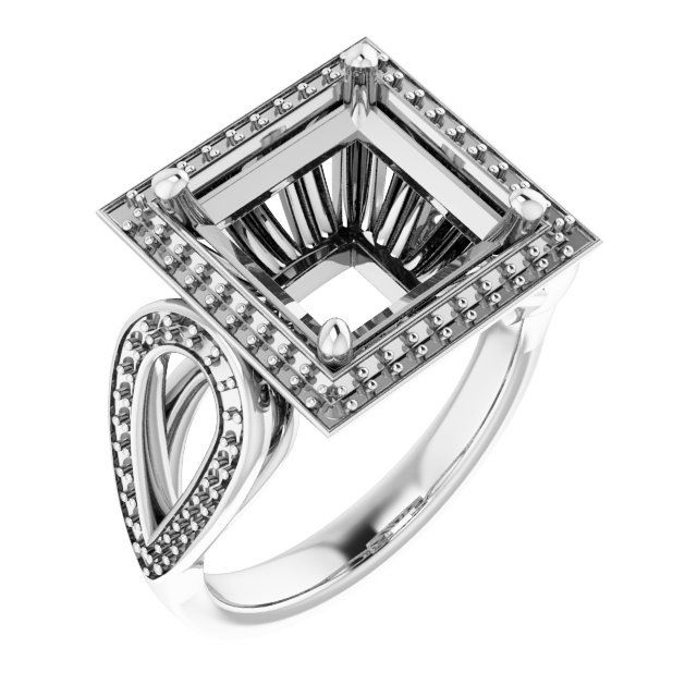 Halo-Style Engagement Ring