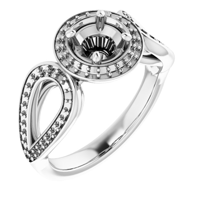 Halo-Style Engagement Ring