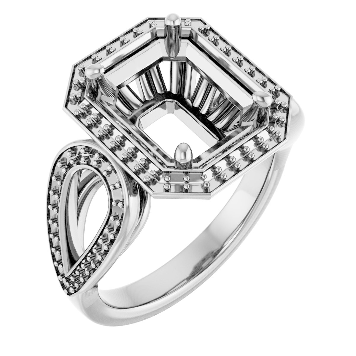 Halo-Style Engagement Ring