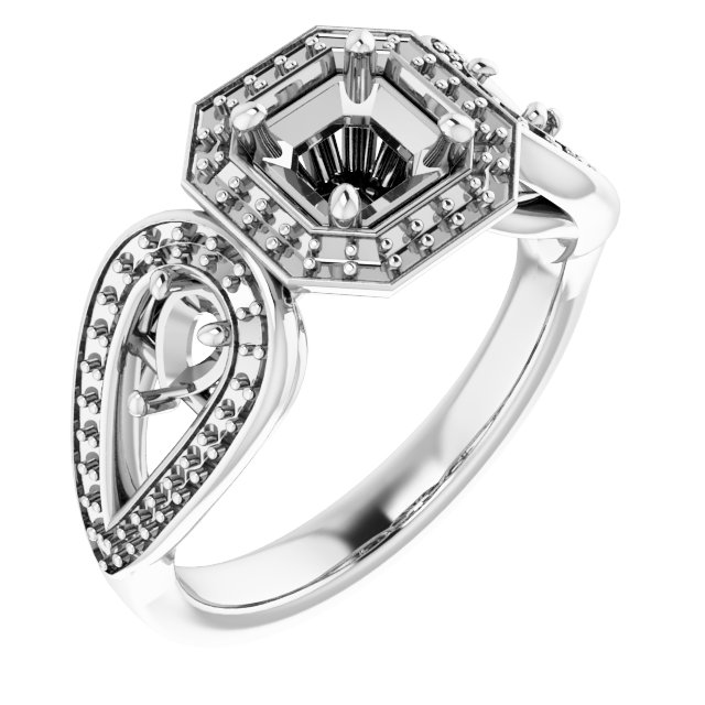 14k White Gold