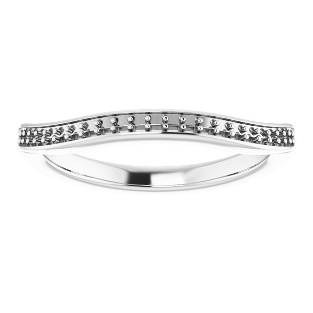 Band Mounting for 10 mm Square Ring view 3