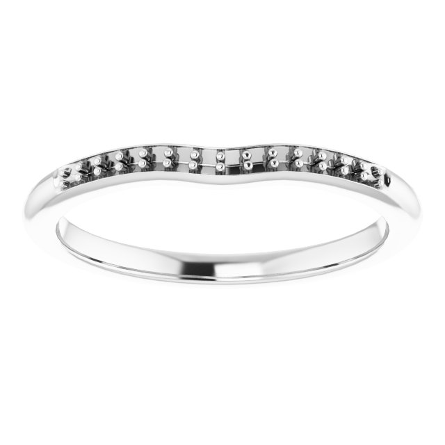Band Mounting for 6.5 mm Square Ring view 3
