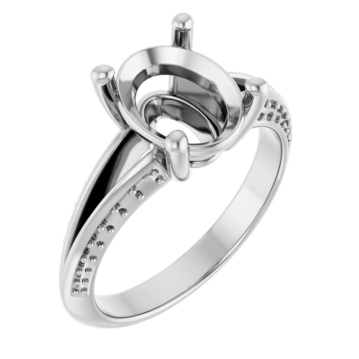 Accented Engagement Ring