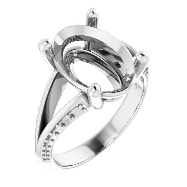 Accented Engagement Ring