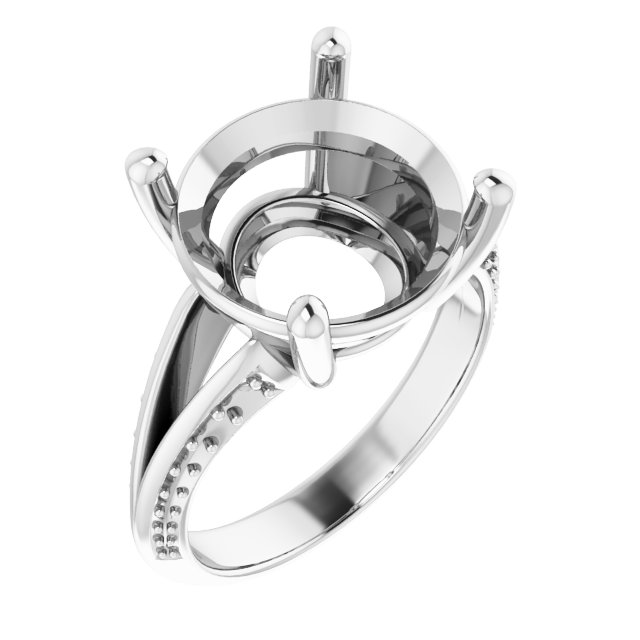 Accented Engagement Ring
