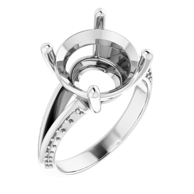 Accented Engagement Ring
