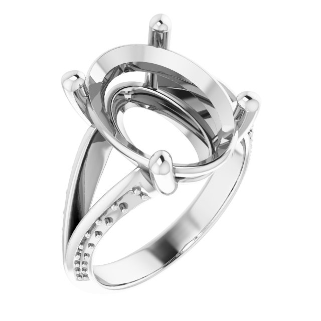 Accented Engagement Ring