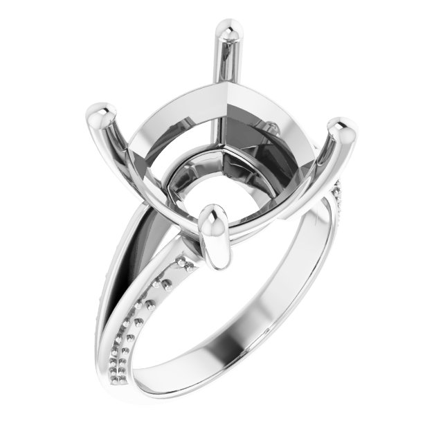 Accented Engagement Ring