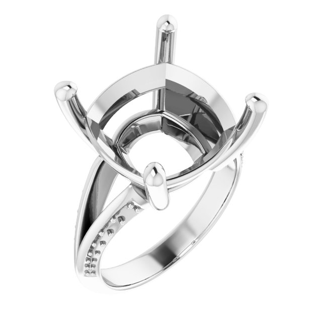 Accented Engagement Ring