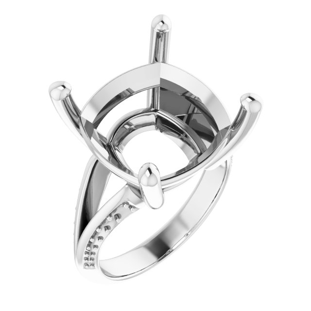 Accented Engagement Ring