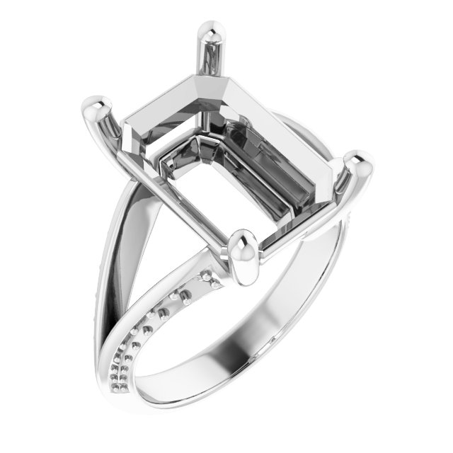 Accented Engagement Ring