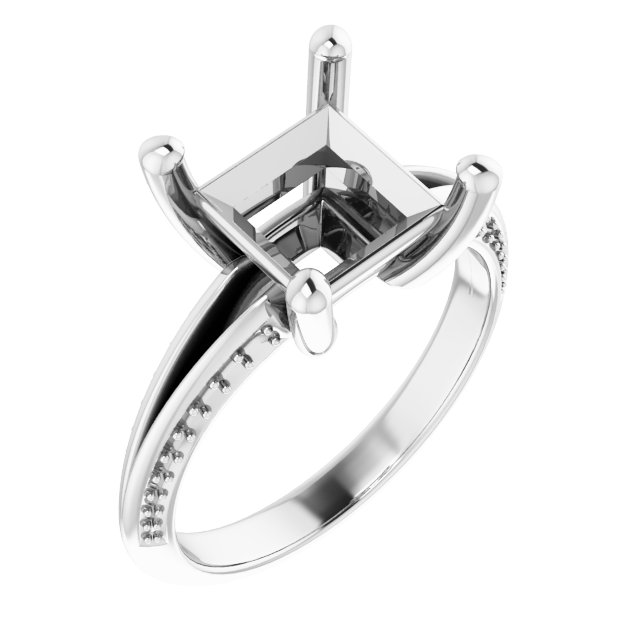 Accented Engagement Ring