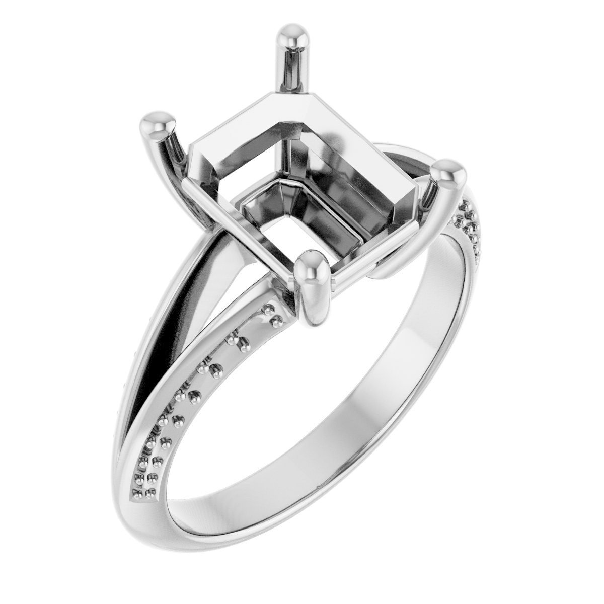 Accented Engagement Ring