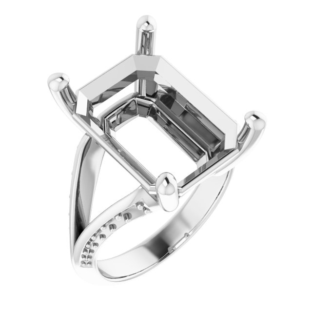 Accented Engagement Ring