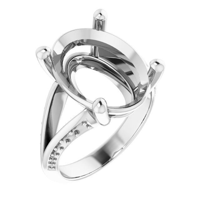 Accented Engagement Ring