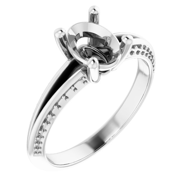 Accented Engagement Ring