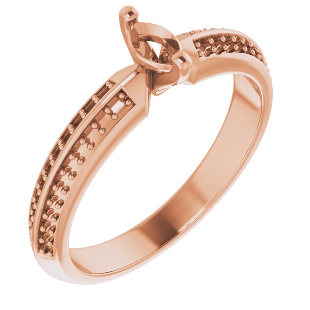 Accented Double-Row Engagement Ring