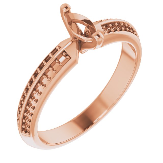 Accented Double-Row Engagement Ring