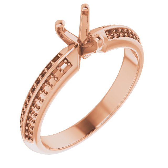 Accented Double-Row Engagement Ring