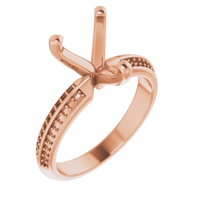 Accented Double-Row Engagement Ring
