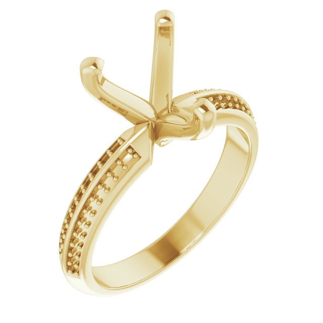 Accented Double-Row Engagement Ring