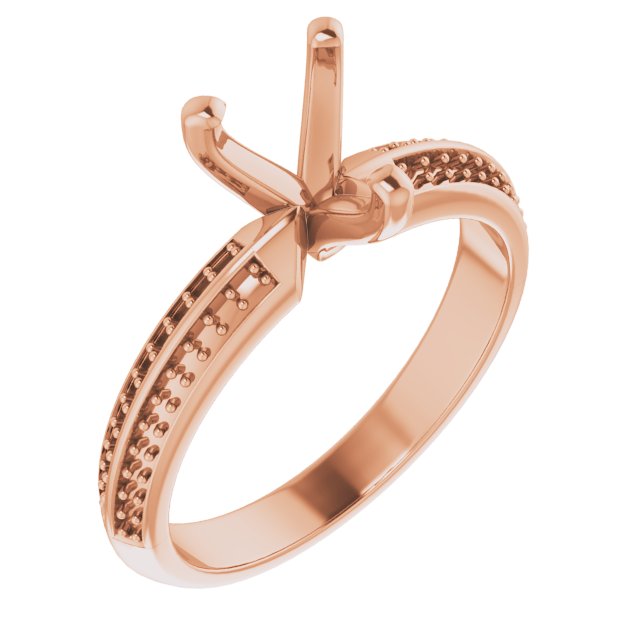Accented Double-Row Engagement Ring