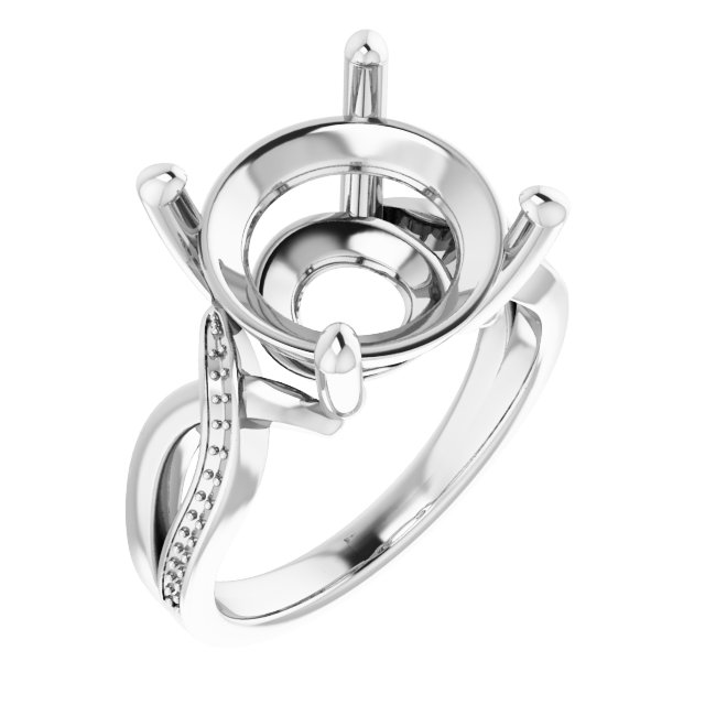 Accented Engagement Ring