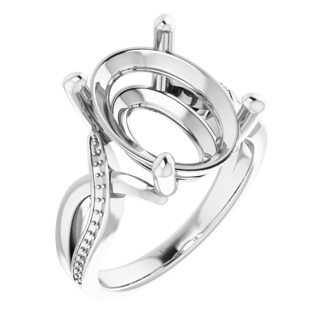Accented Engagement Ring