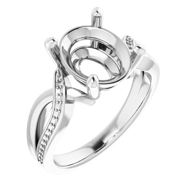 Accented Engagement Ring
