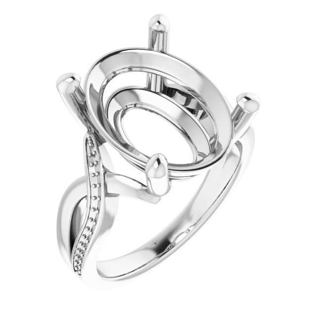Accented Engagement Ring