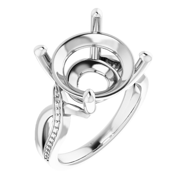 Accented Engagement Ring