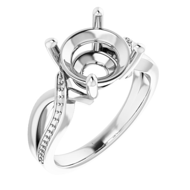 Accented Engagement Ring