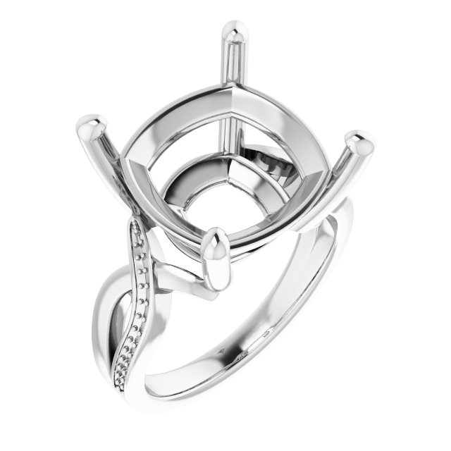 Accented Engagement Ring