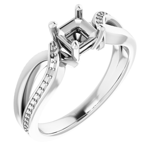 Accented Engagement Ring