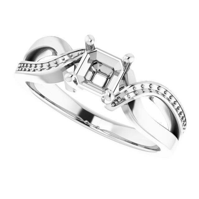 8x4 mm Marquise Engagement Ring Mounting view 5
