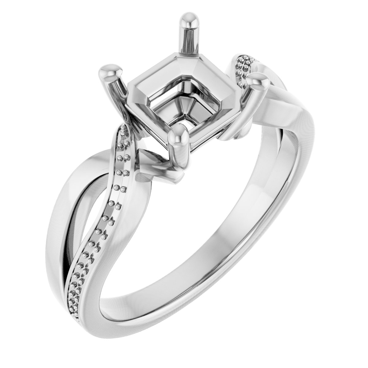 Accented Engagement Ring