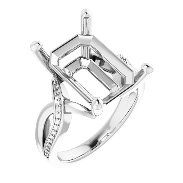 Accented Engagement Ring
